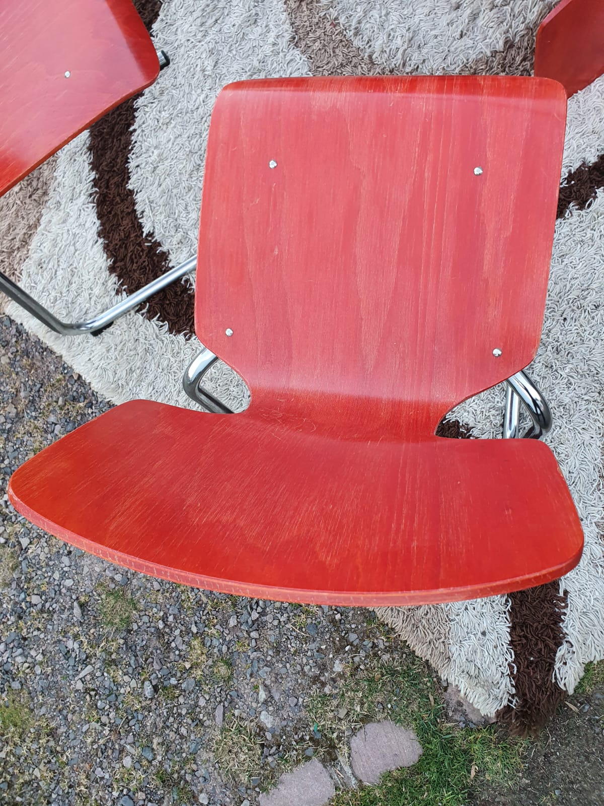Set of 6 stackable chairs Pagholz