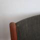 4 chaises vertes danoises estampillées