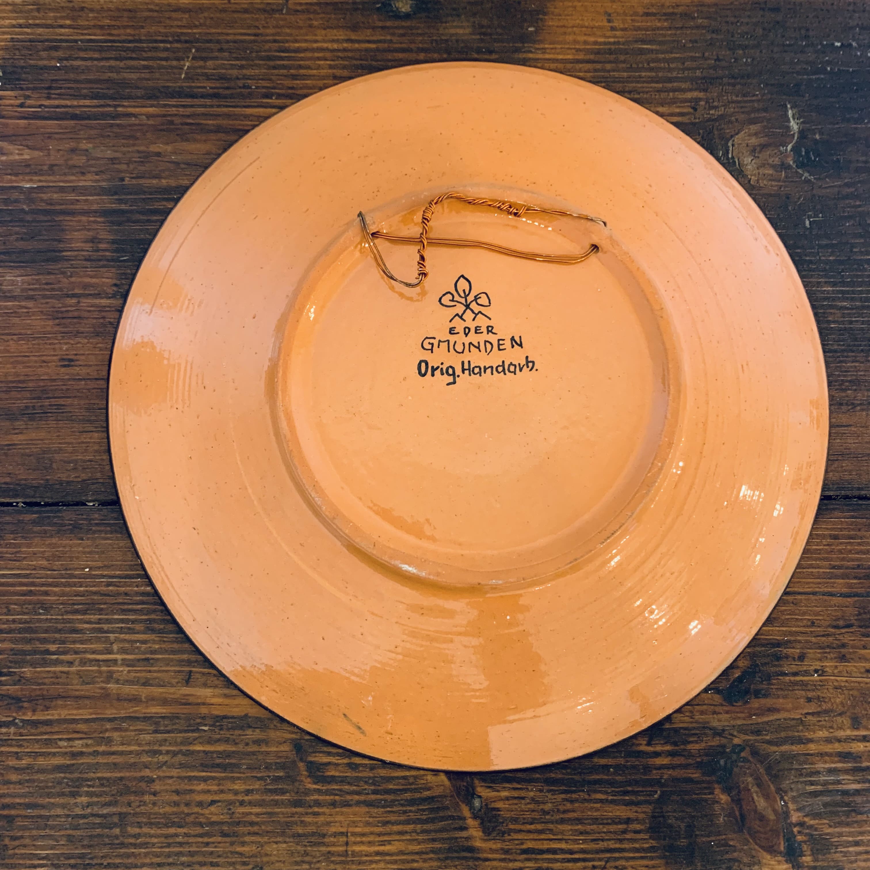 Ensemble vase et assiette