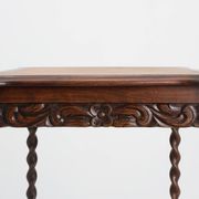 Table d'appoint ancienne en chêne français, vers 1900