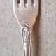 Solid silver Art Nouveau table fork