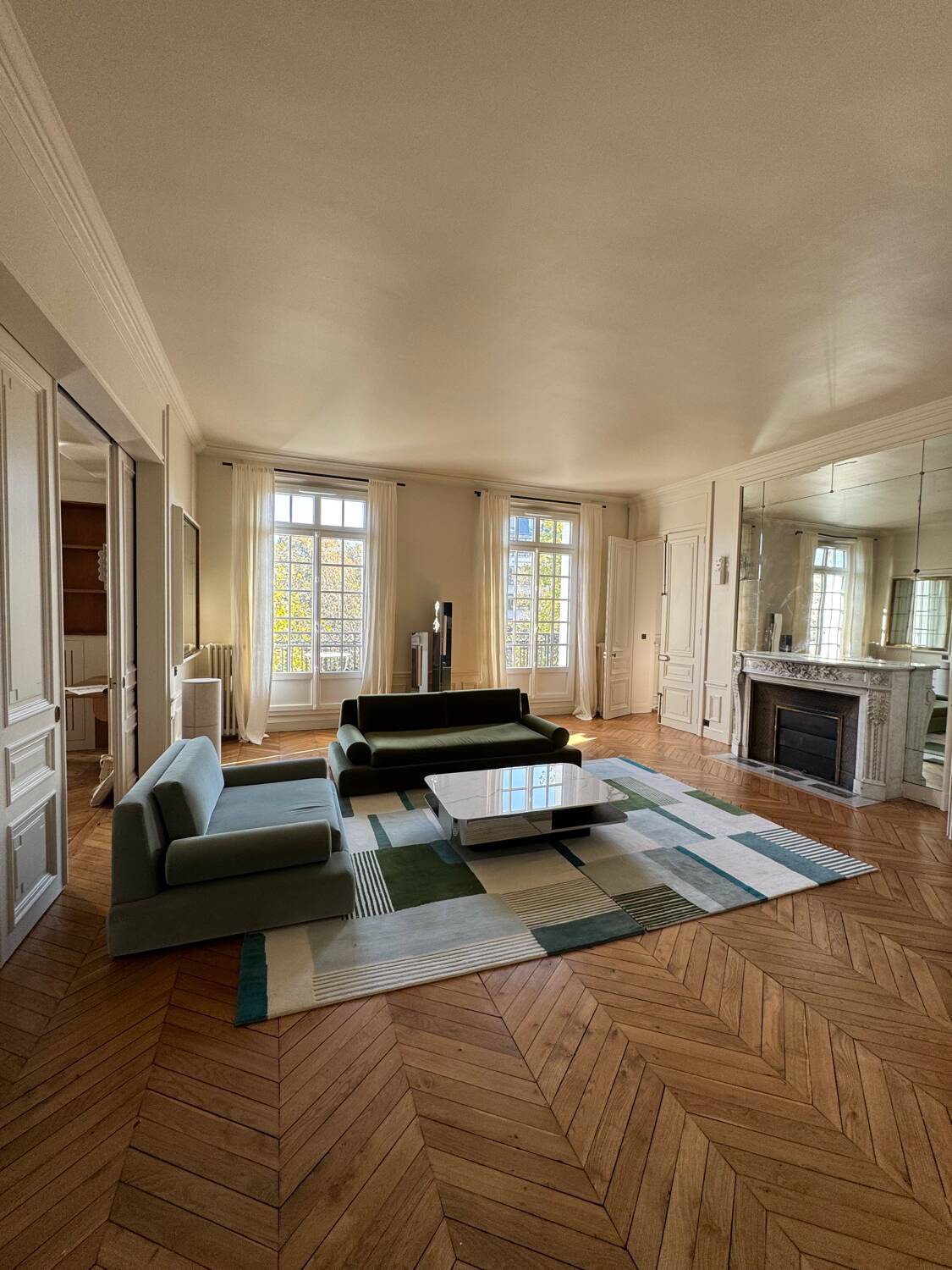 Le Podium Hauvette Madani Olive Sofa