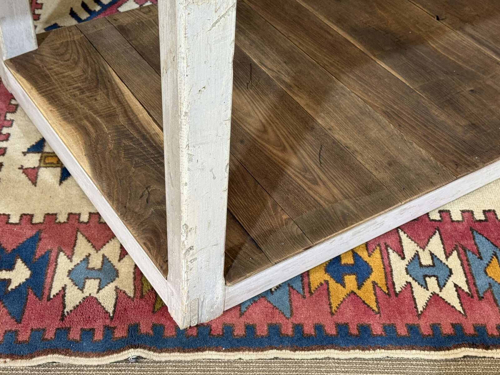 1930s draper's table in fir and chestnut