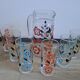 Set of glasses and vintage Luminarc decanter