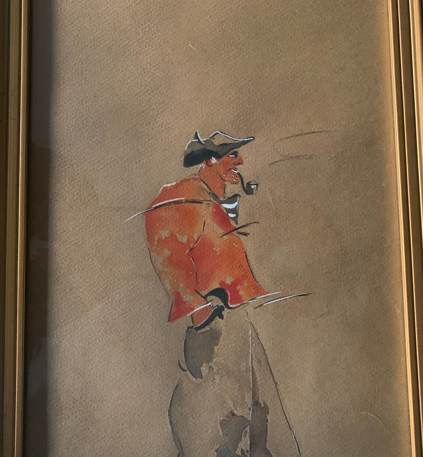Watercolor drawing