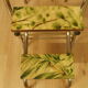 Stepladder stool in green vintage formica