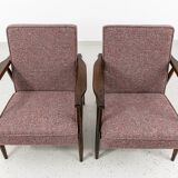 Pair of vintage armchairs, Poland, 1960s