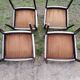 Set of 4 Scandinavian style chairs from the 70s