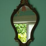 Mirror with wood frame - 70s - Belgium