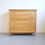 Oak chest of drawers