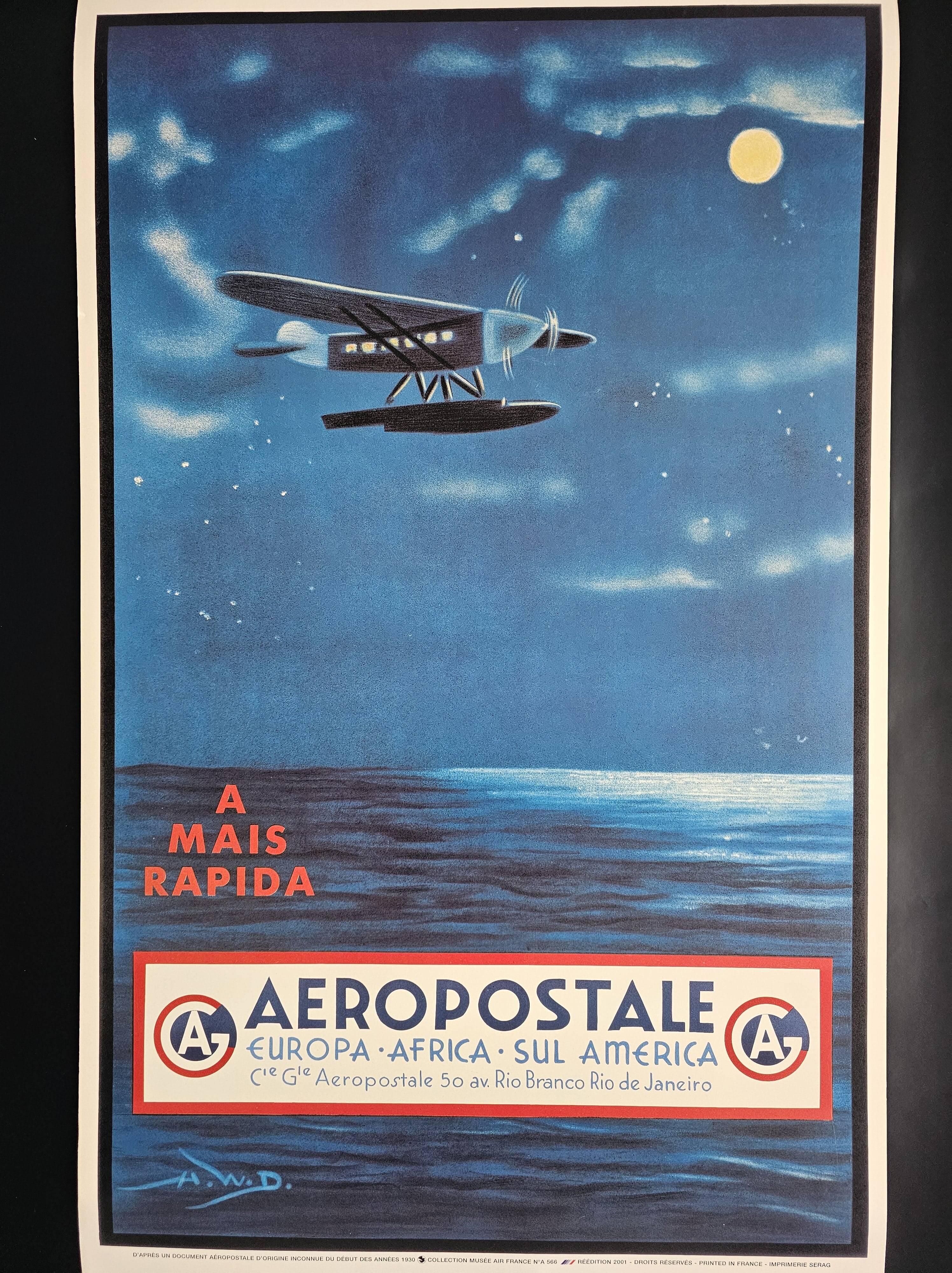 Air france poster - aeropostale