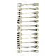 Christofle Malmaison 12 oyster forks, new condition