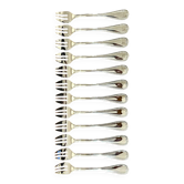 Christofle Malmaison 12 oyster forks, new condition