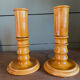 Pair of ceramic candle holders from Biot