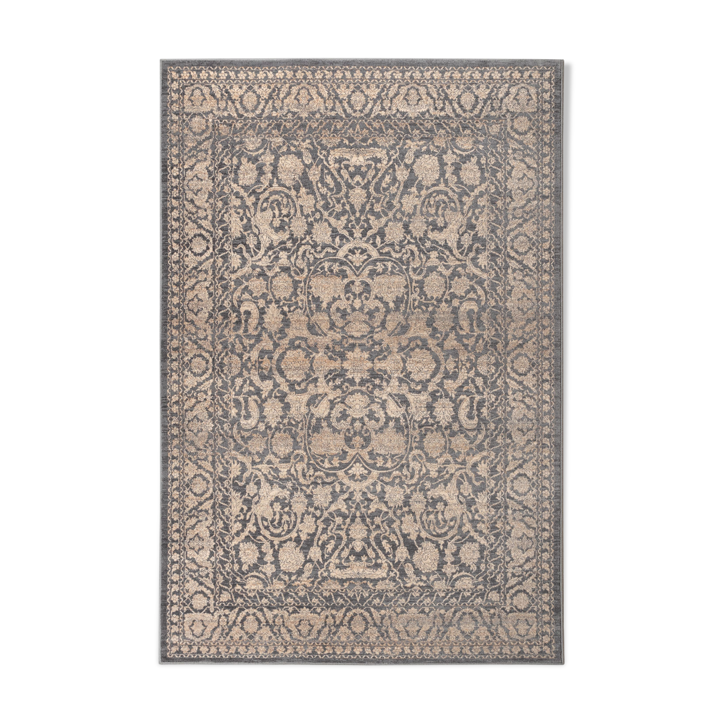 Persian carpet oriental grey and beige 160x230 cm