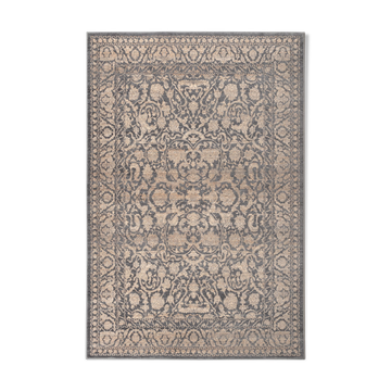 Tapis persan oriental gris et beige 160x230 cm
