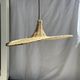 Small suspension, rattan luminaire in hat shape D:60cm