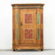 Painted folk art bridal cupboard 1764