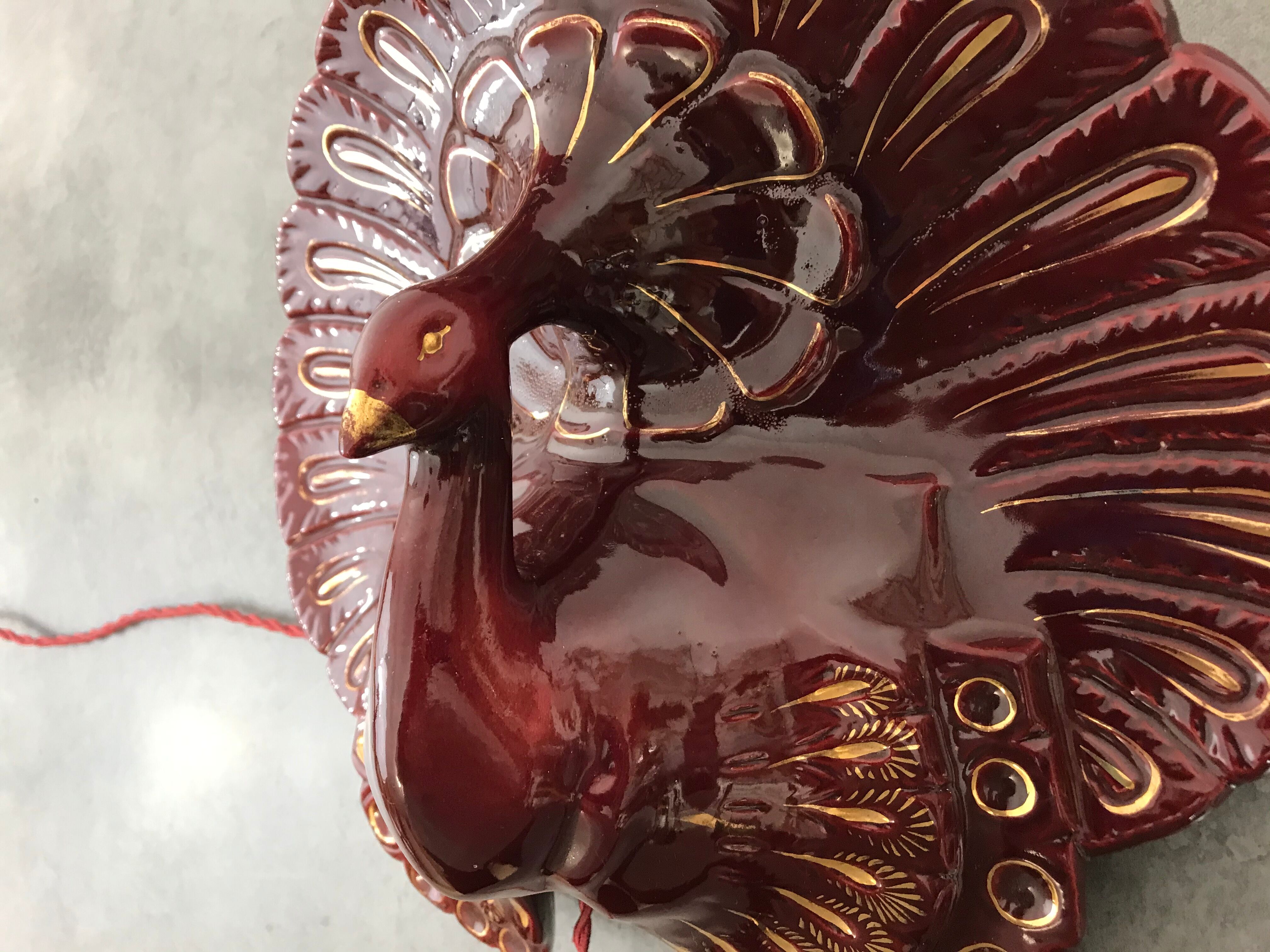 Paon art deco wall light