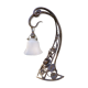Art Nouveau wrought iron lamp