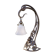 Art Nouveau wrought iron lamp