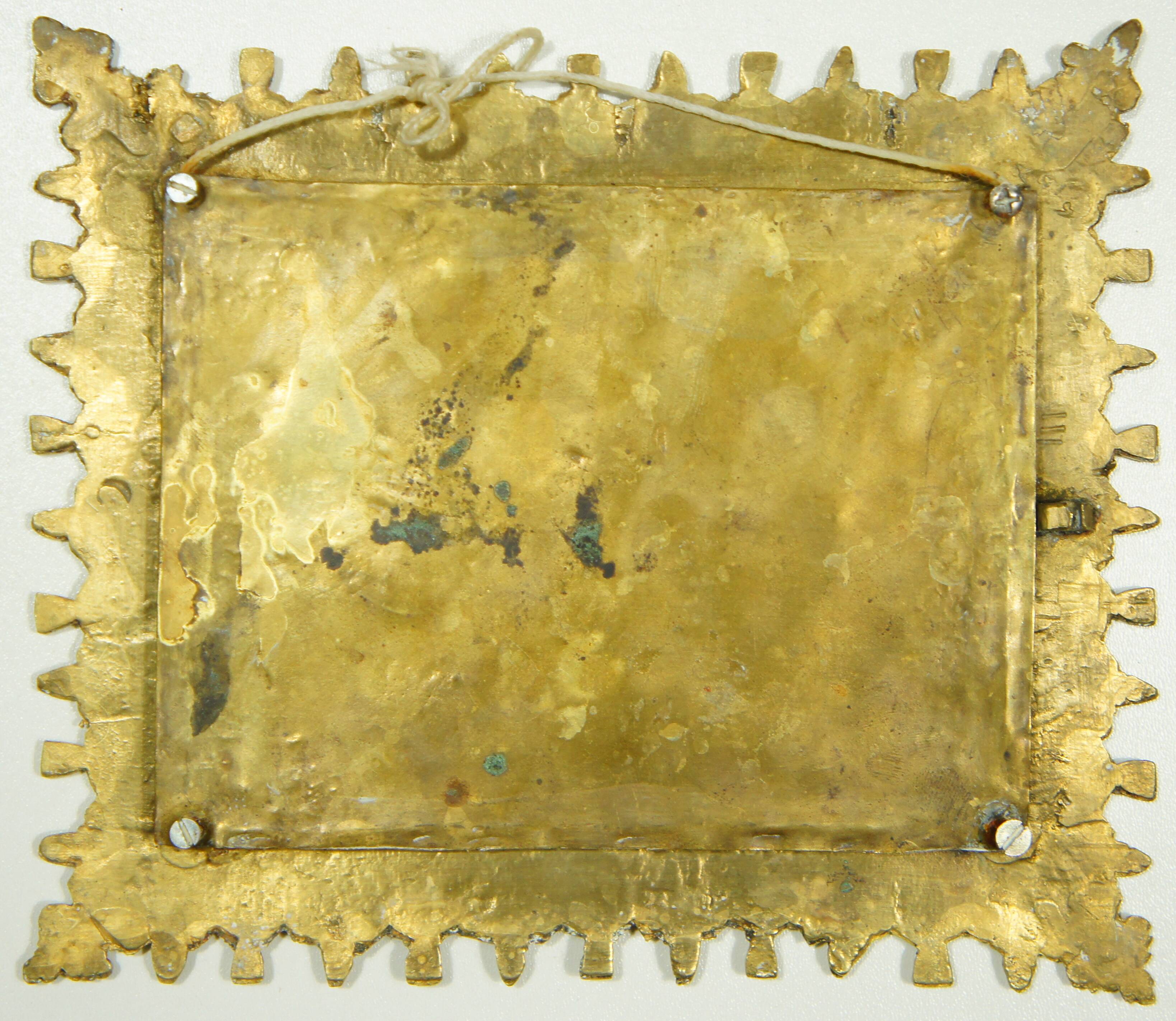 Photo frame "fleur de lys" in chiseled gilded bronze
