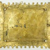 Photo frame "fleur de lys" in chiseled gilded bronze