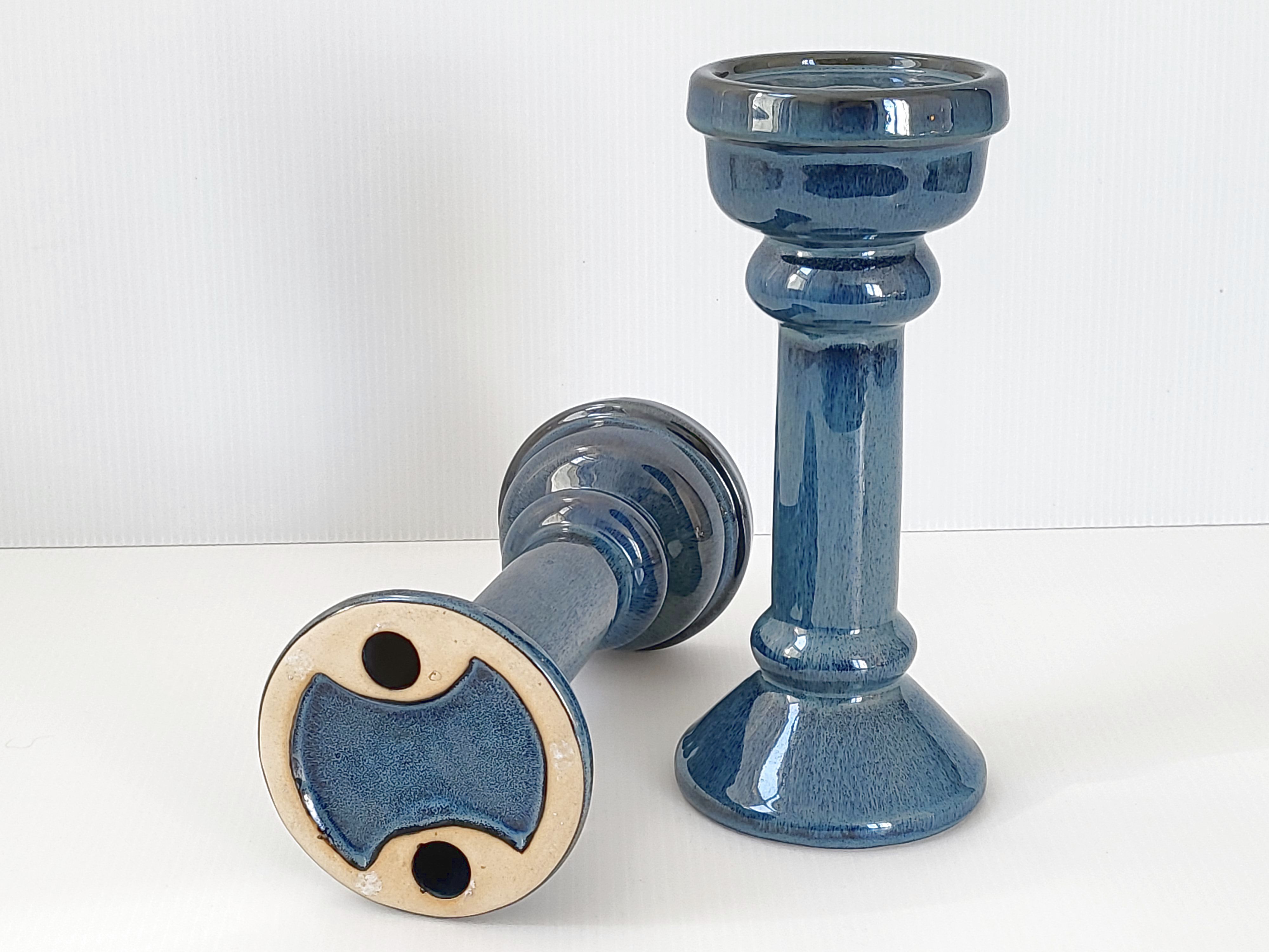 Pair of vintage candle holders 1960