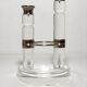 Acrylic and metal candelabrum. Spain, 1980s.