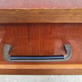 Scandinavian console dressing table desk with drop-down top