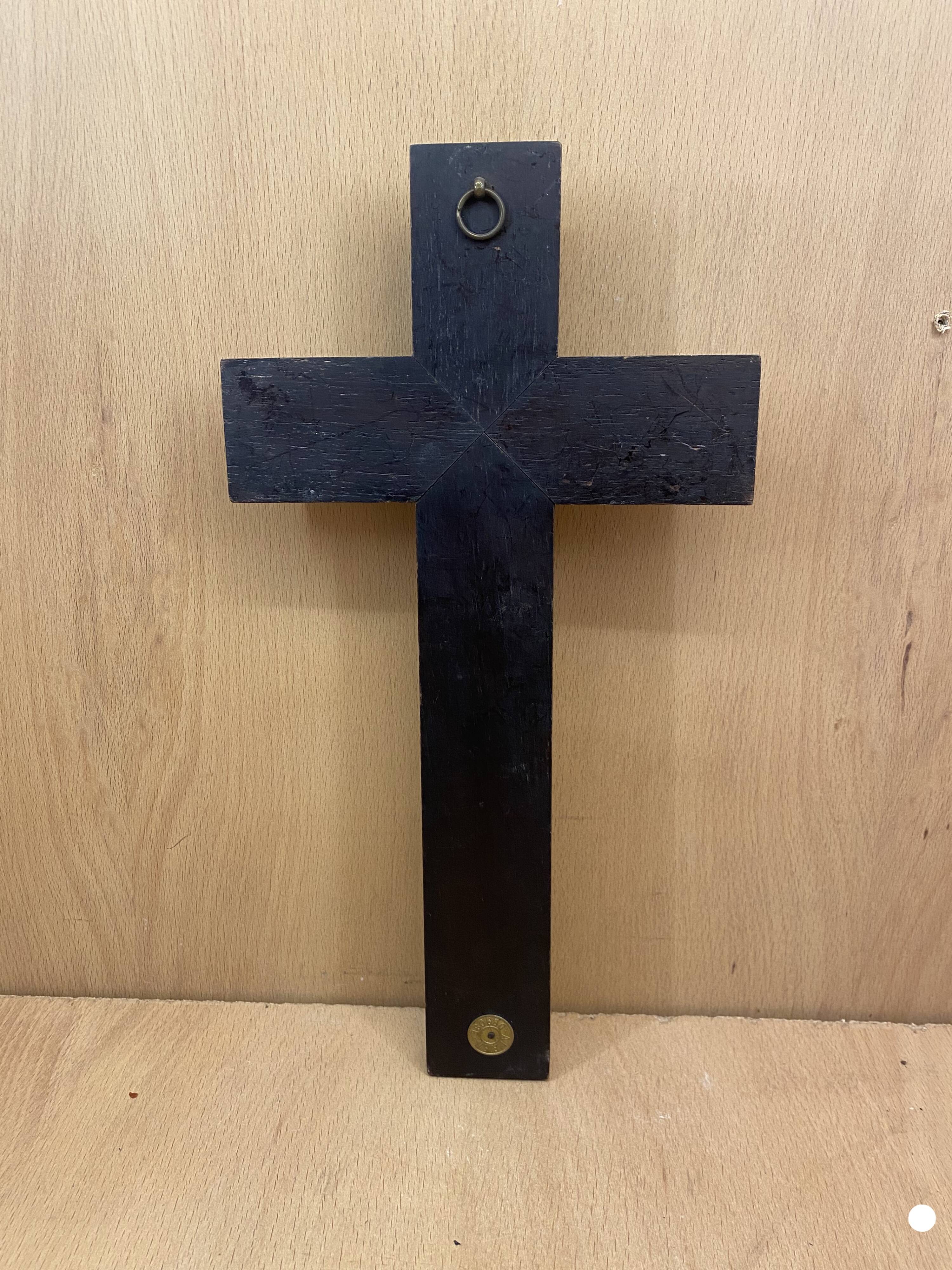 Wooden & metal crucifix