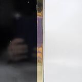 Executive table lamp, black and gold, Italian design 1970