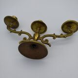 Candélabre à trois bras en bronze