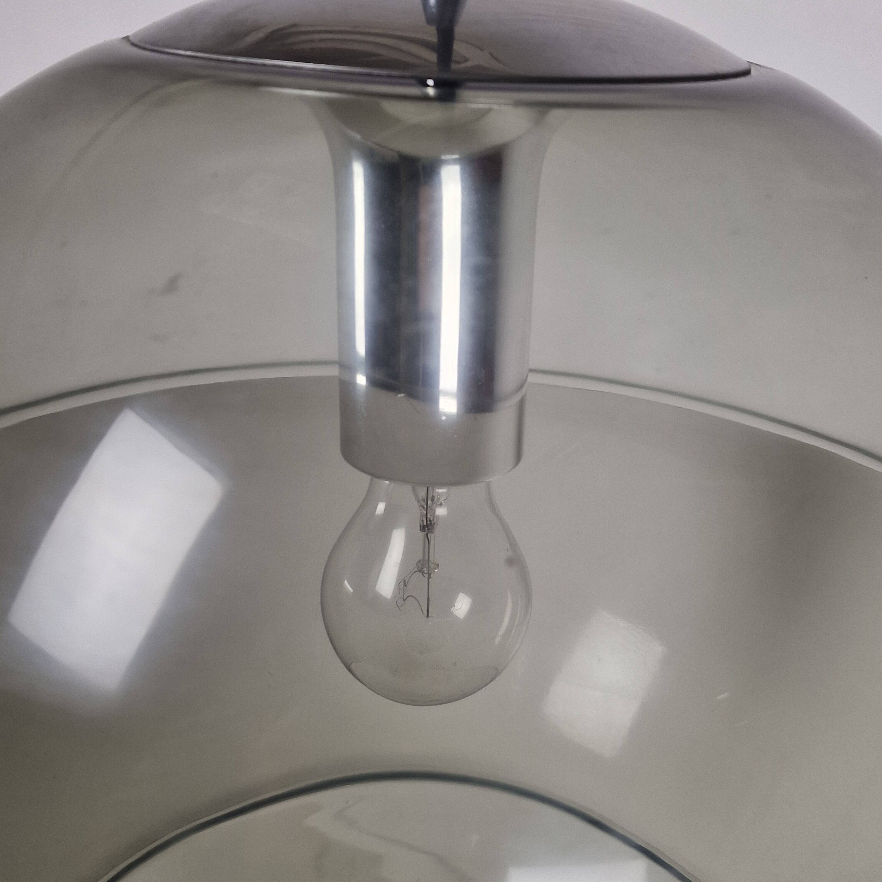 Elegant Mid-Century Modern Pendant by Peill & Putzler, Germany 1970's