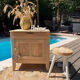 Parisian buffet (jam cupboard) in raw beech / drawer.