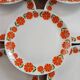 12 vintage dessert plates Moulin des Loups