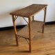Vintage rattan shelf, console