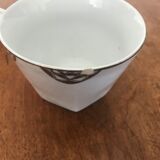 Tasses en porcelaine LT marque deposée