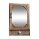 Small toilet furniture or pharmacy with art deco mirror