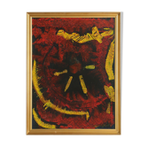 Roald Ditmer, Abstract Composition, oil paintings on canvas, 1999, framed