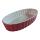 Pink ceramic baking dish