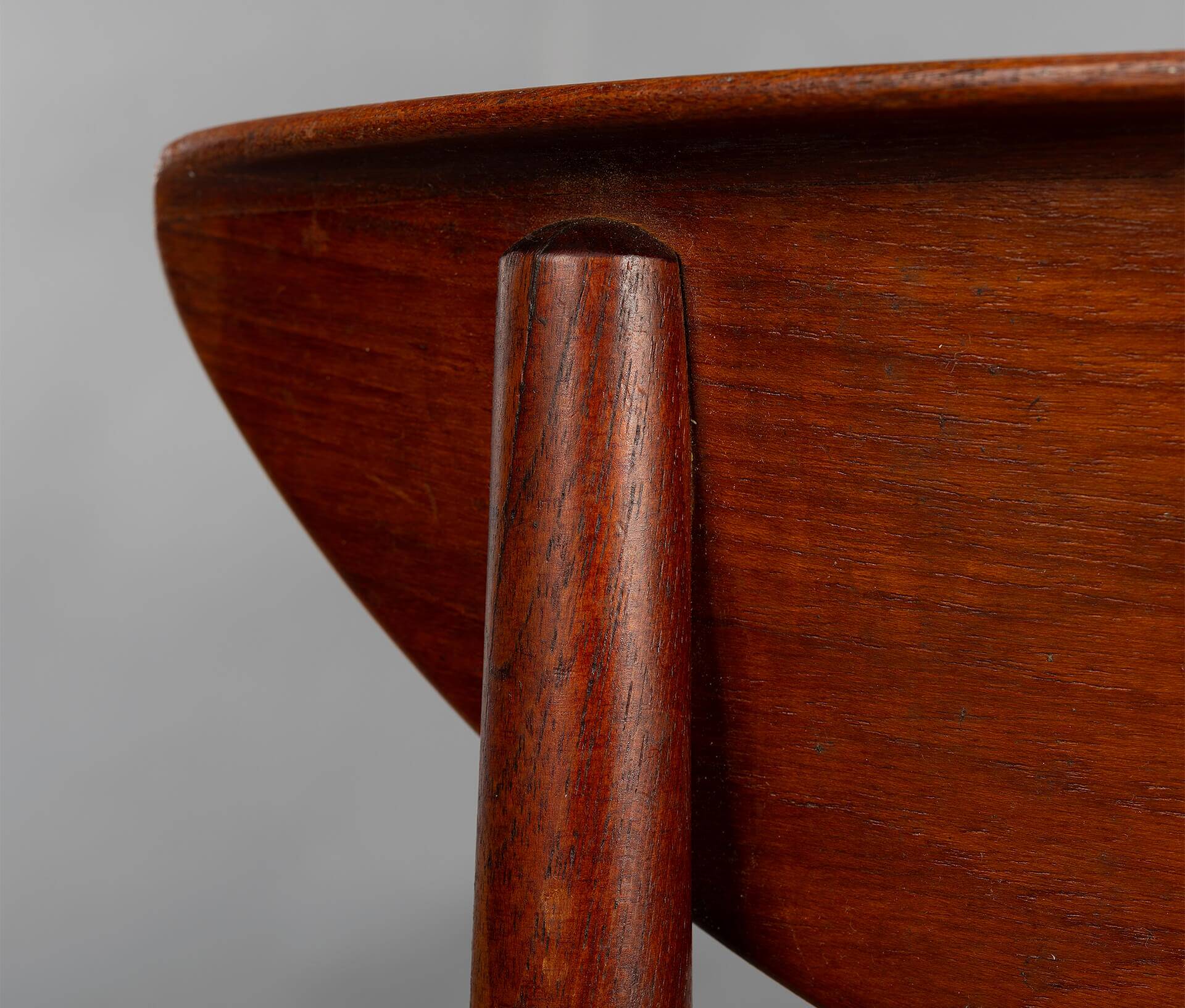 Danish Design reupholstered Dining chair Model 317 by Hvidt & Mollgaerd, set of 4