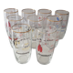 Lot 9 verres à bière vintage