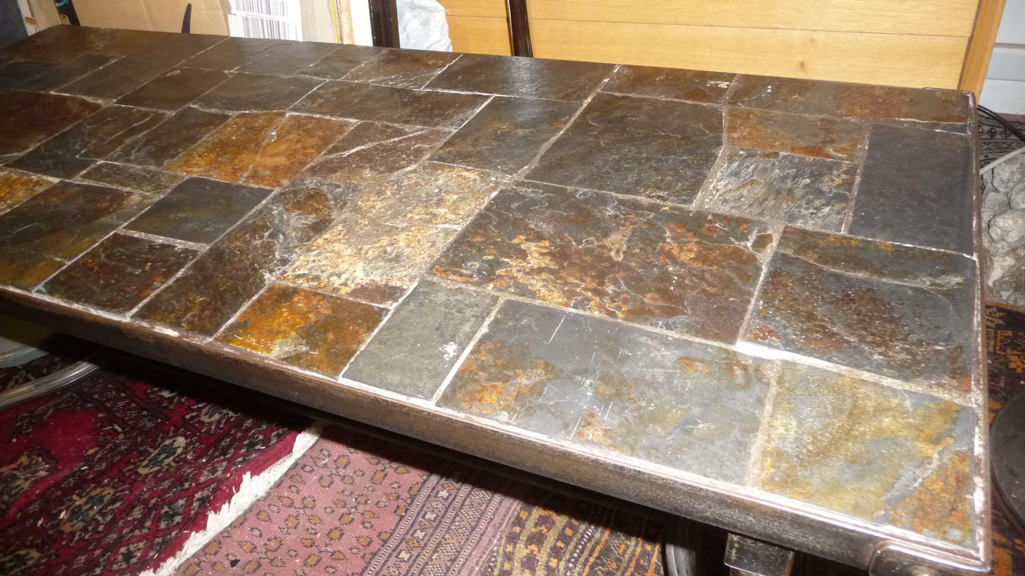 Table basse ardoise design 50