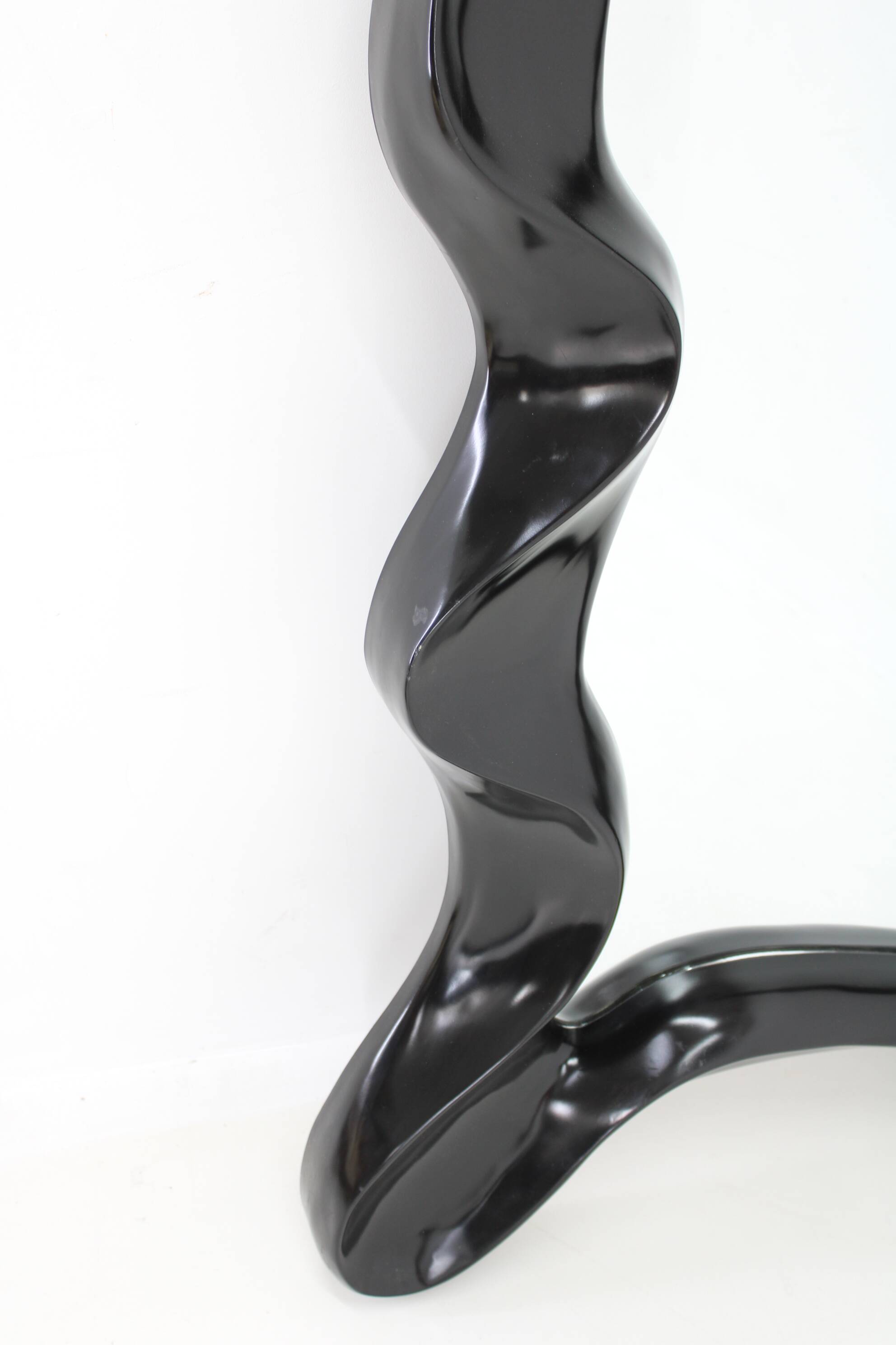 Grand miroir mural en fibre de verre des années 1980, Italie