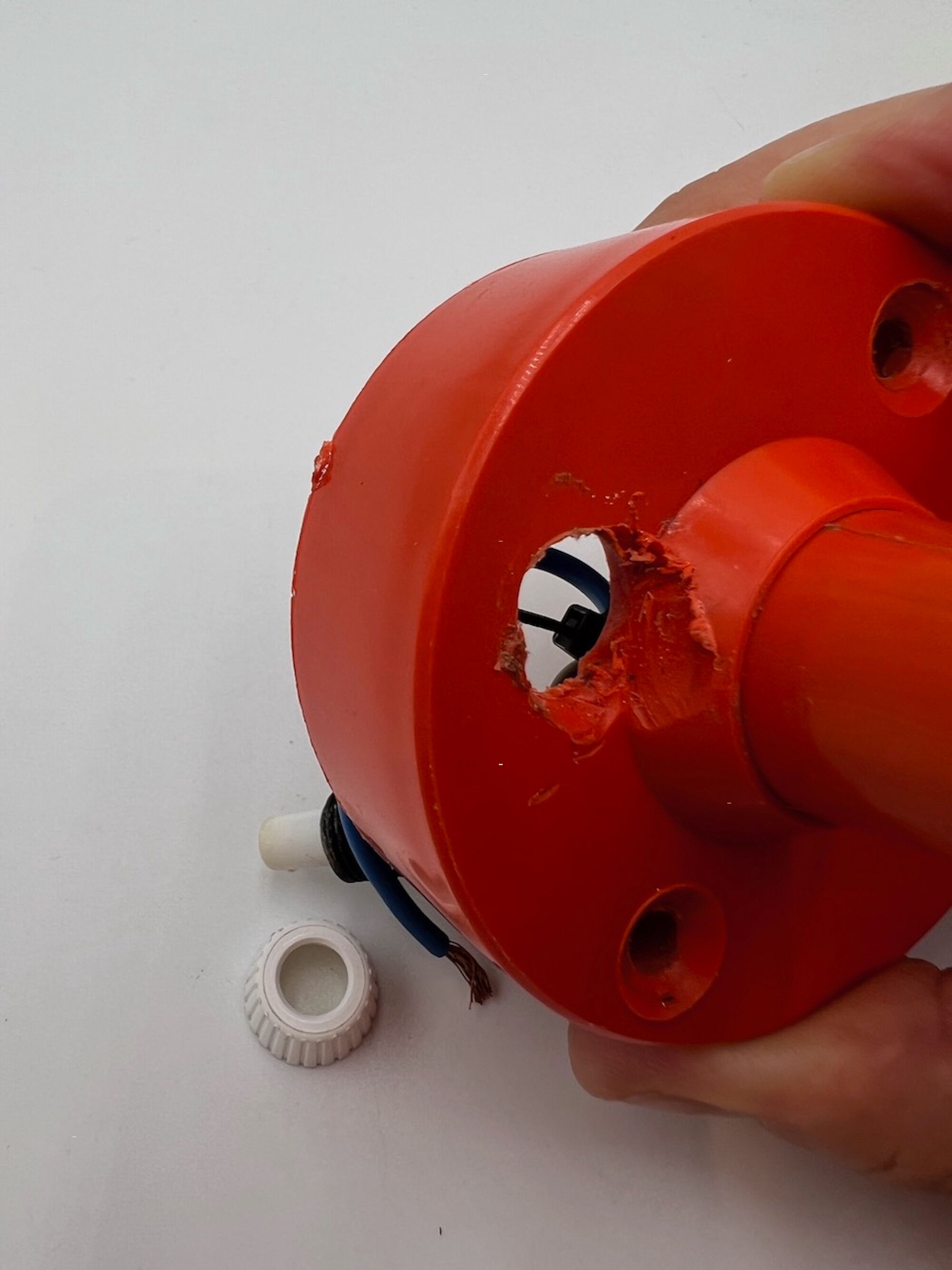 Space Age Orange Spotlights Made in Italy, 70s