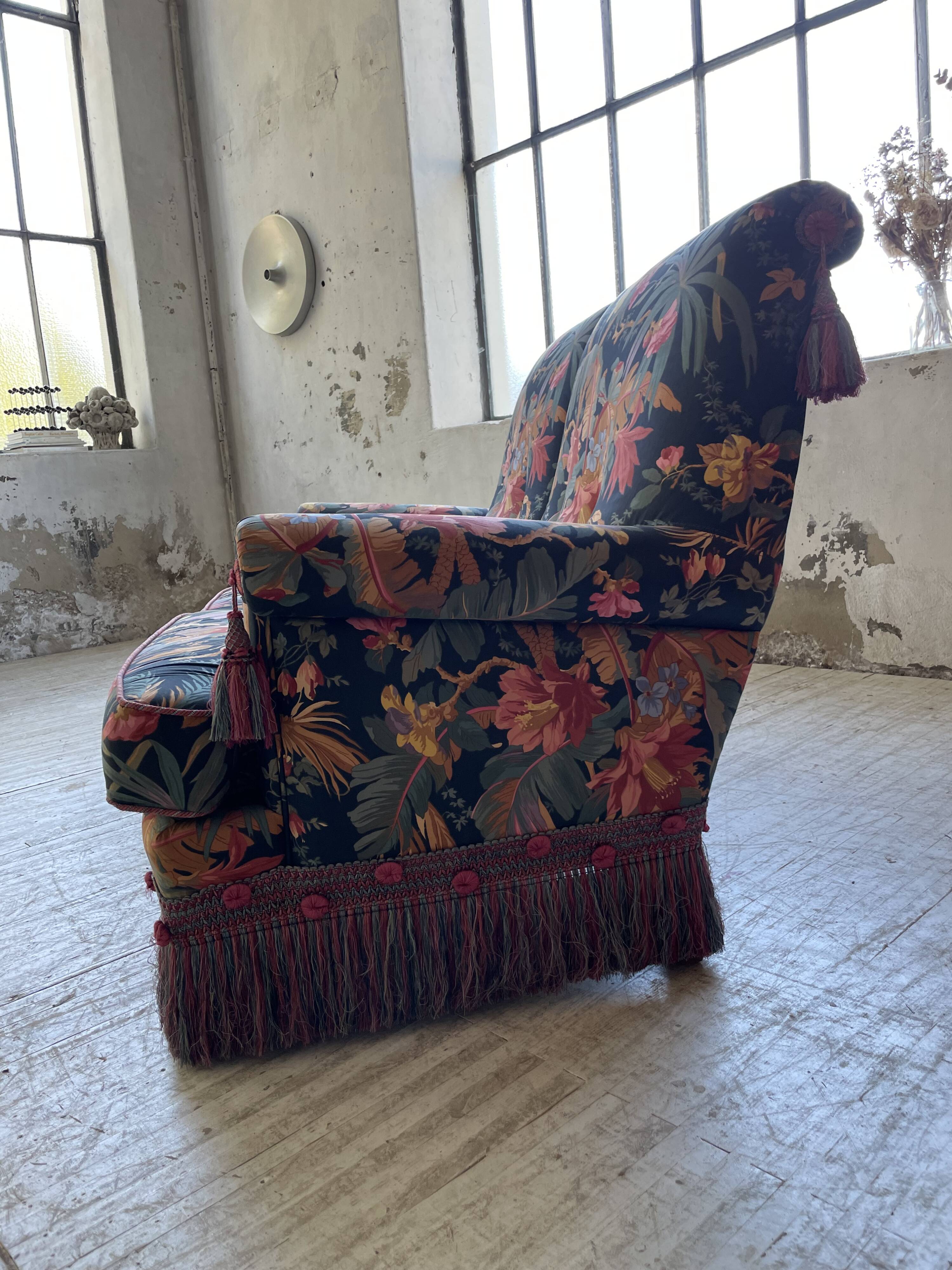 Jean Roche floral sofa