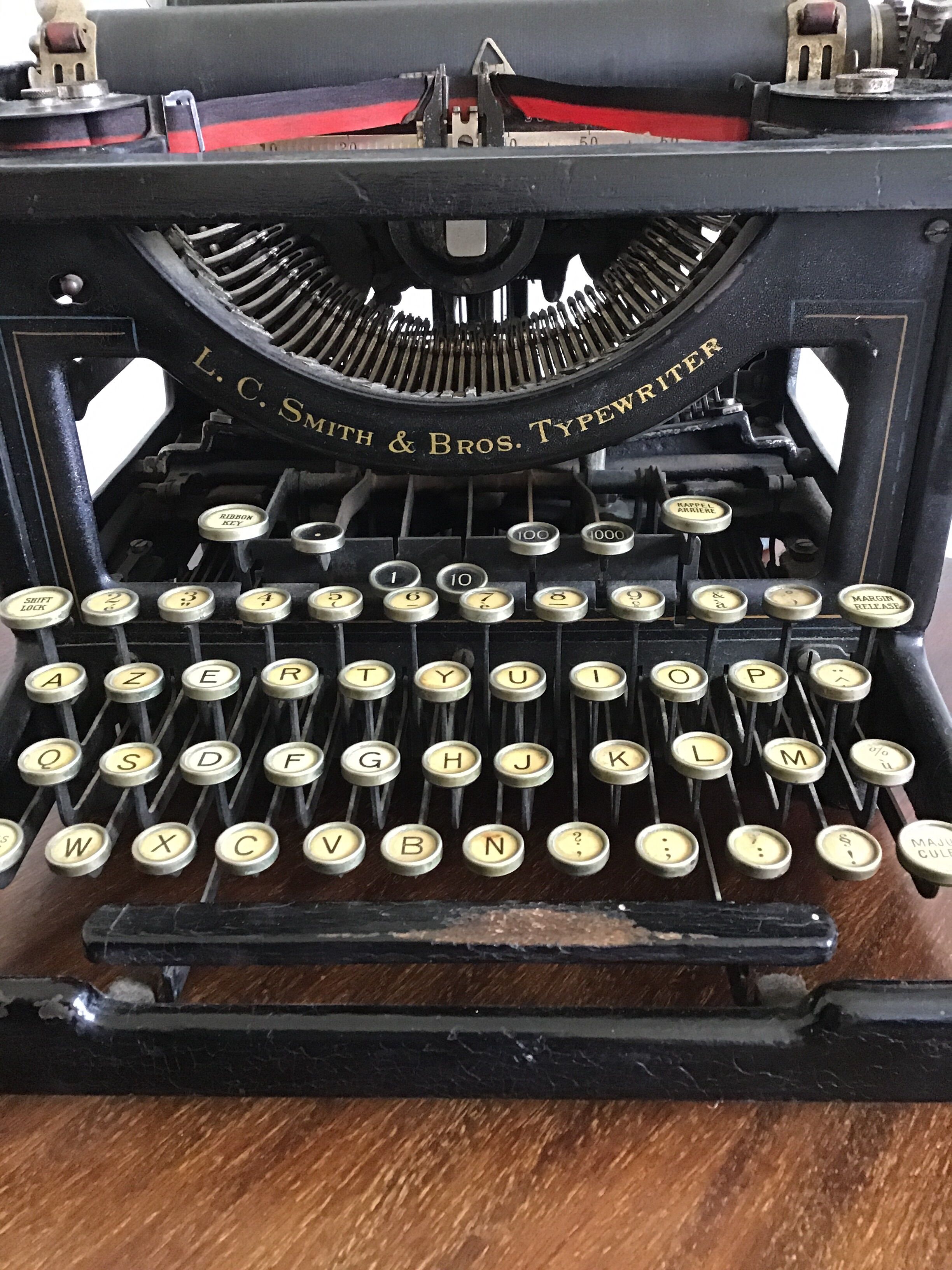 Smith & Bros. writing machine L. C.