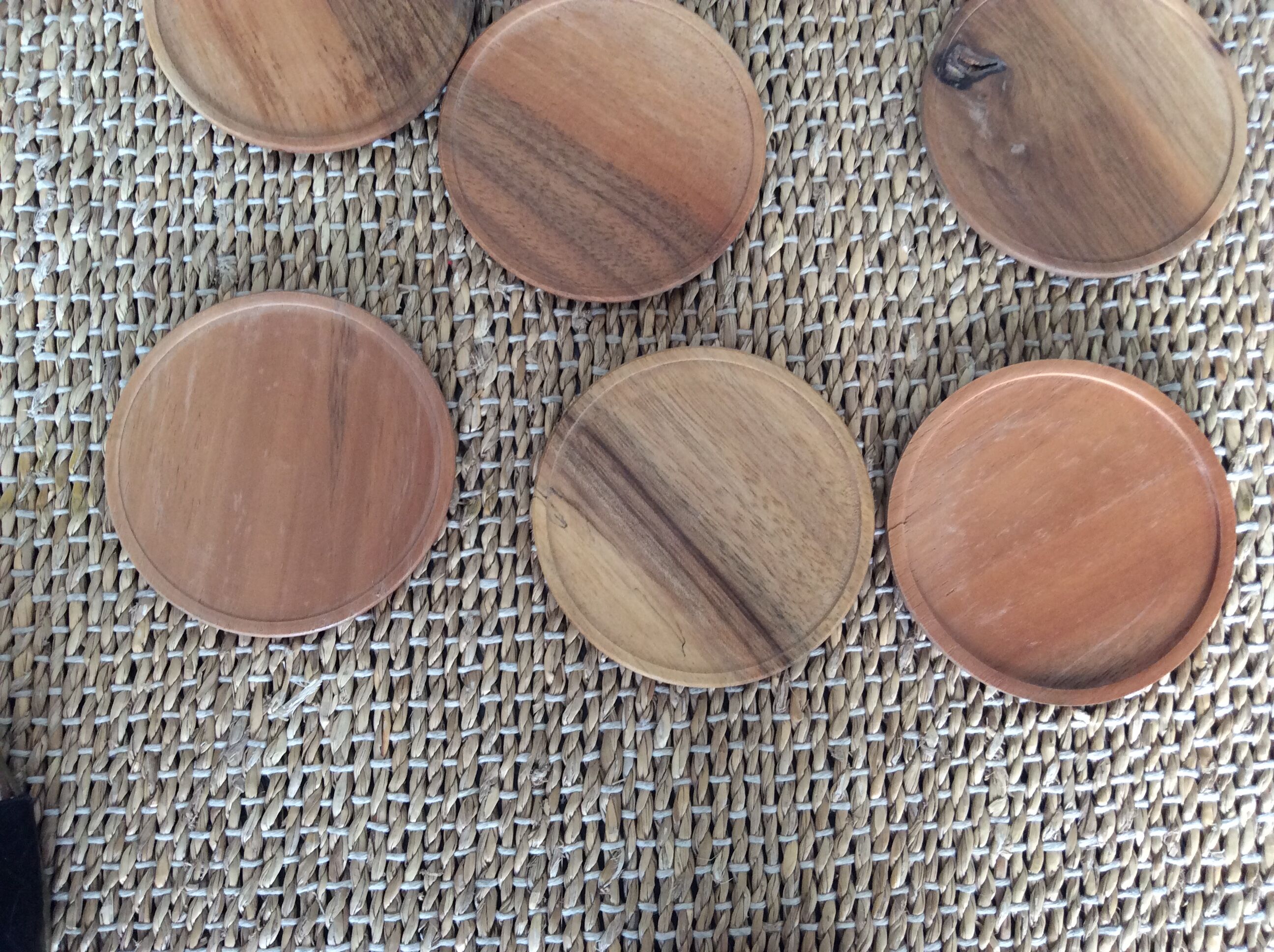Wood coasters