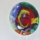 Contemporary sculpture, signed, in plexiglass and lucite, 1980s